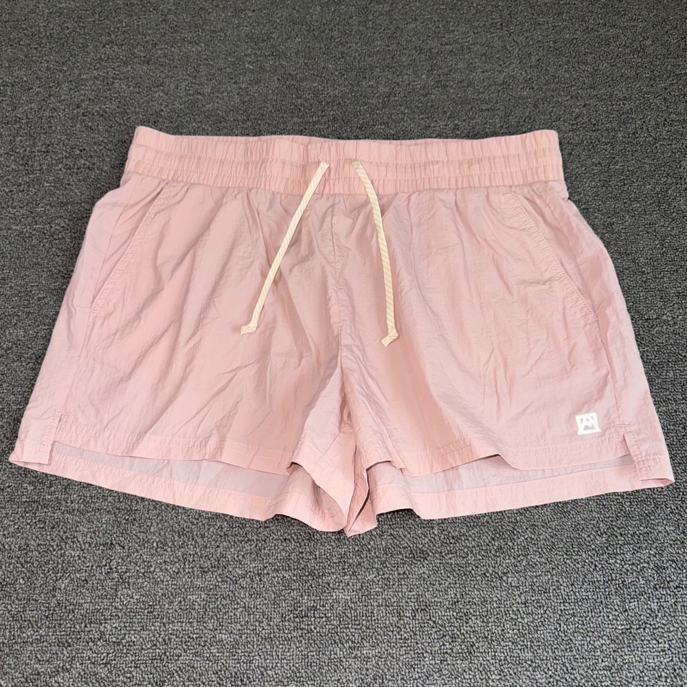 Avalanche Outdoor Supply Shorts Women Large Pink Elastic Drawstring Waist Active